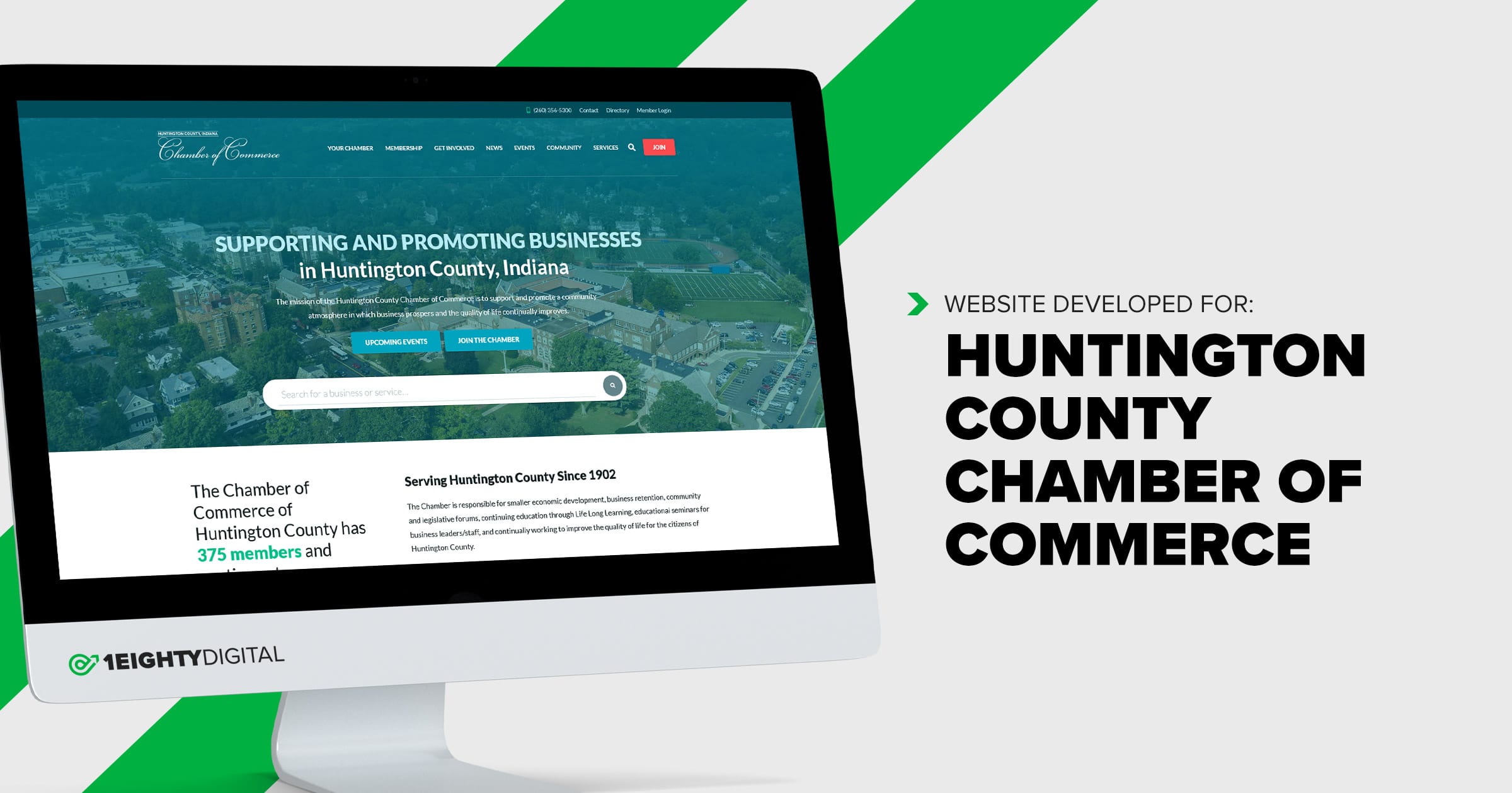 Huntington County Chamber of Commerce 1Eighty Digital