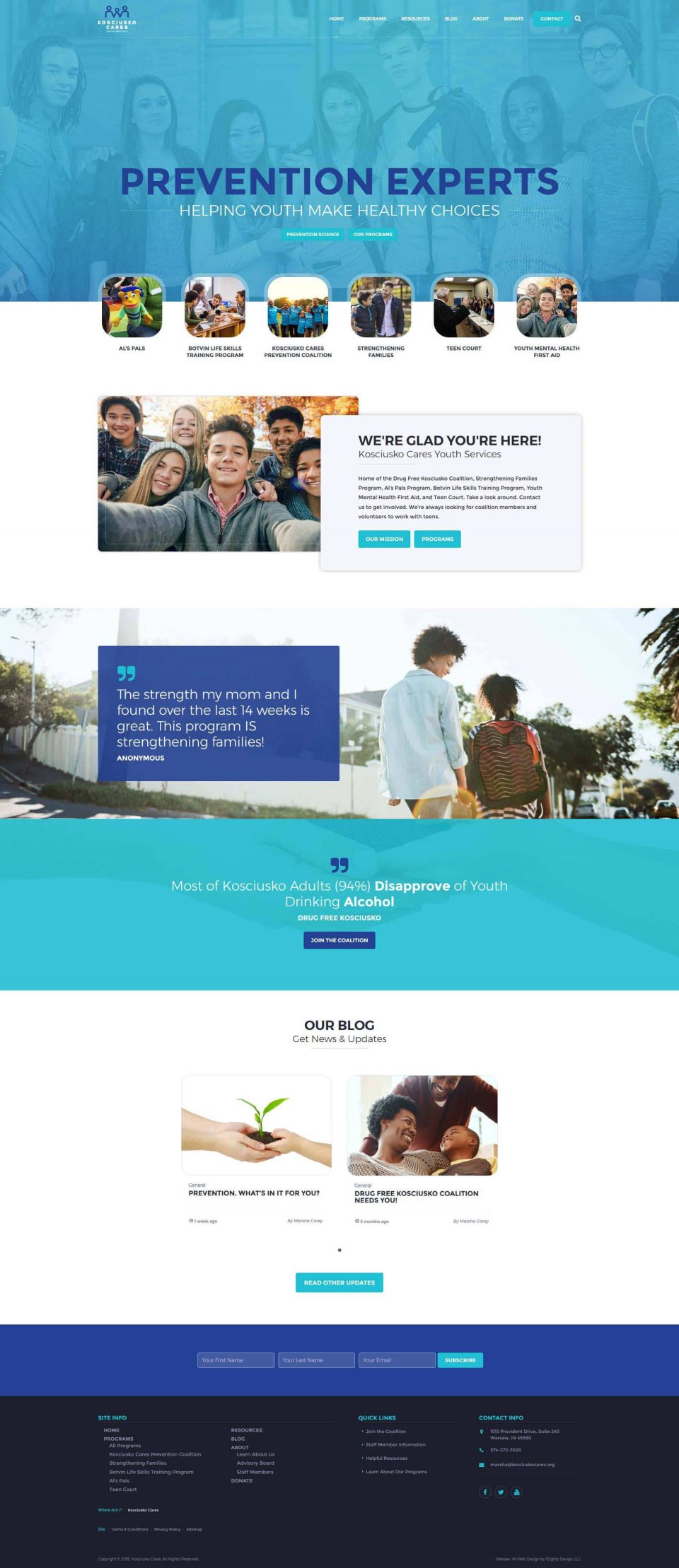 kosciusko-cares-website-home