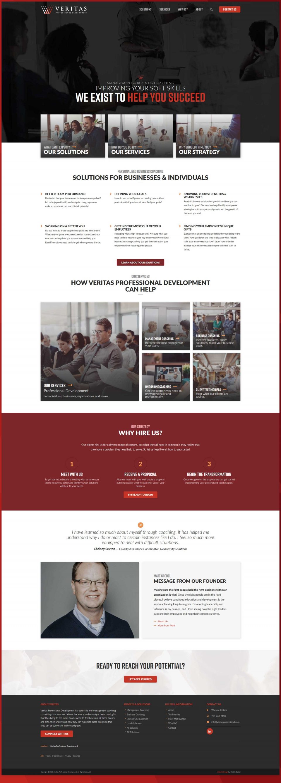 veritas-professional-development-home-page